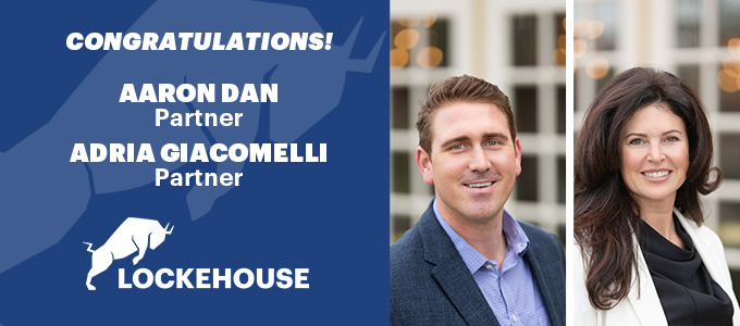 Congratulations to our new Lockehouse Partners!