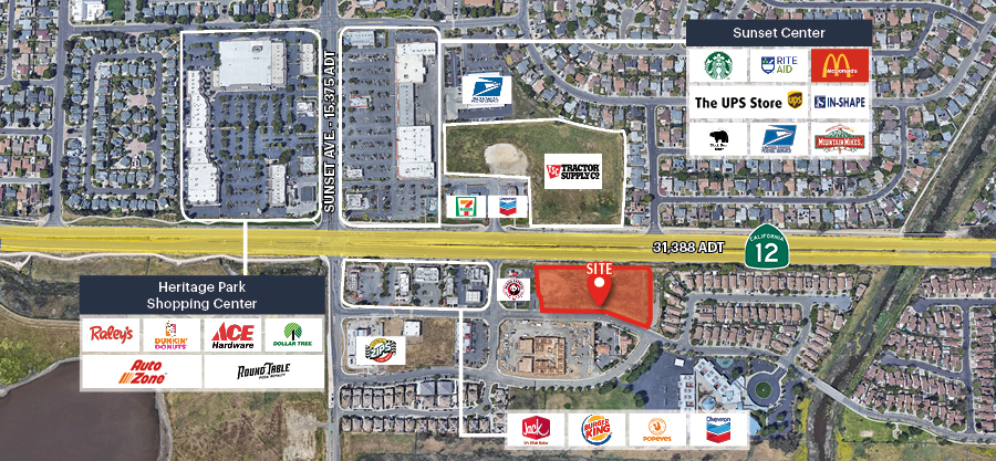 FOR LEASE | Ground Lease or Build To Suit Suisun City