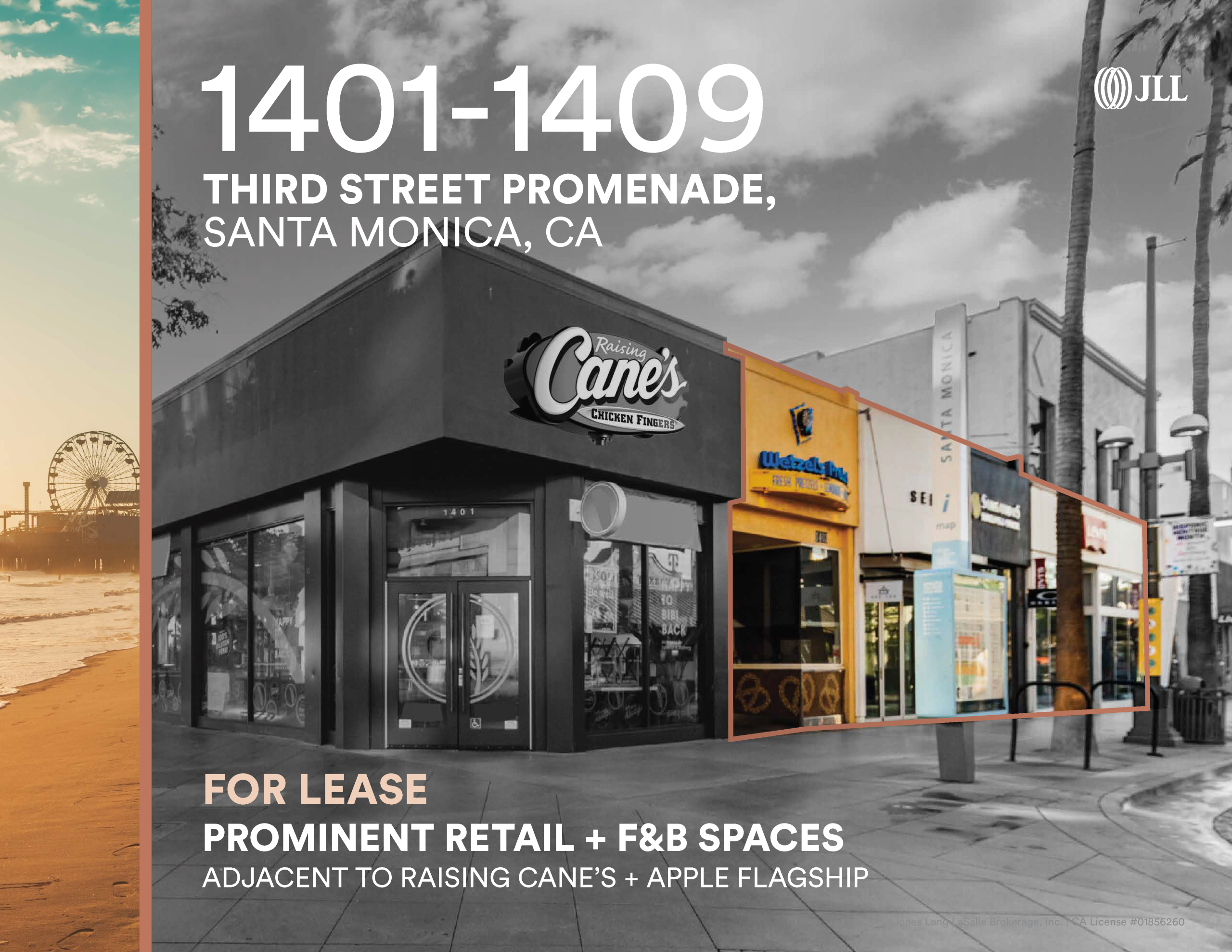 FOR LEASE | 1401-1409 Third Street Promenade, Santa Monica, CA