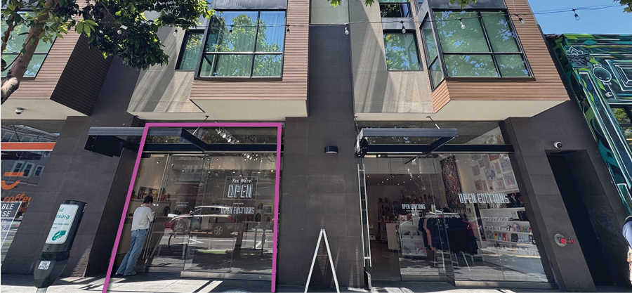 FOR LEASE | Retail Space 788 Valencia Street, SF