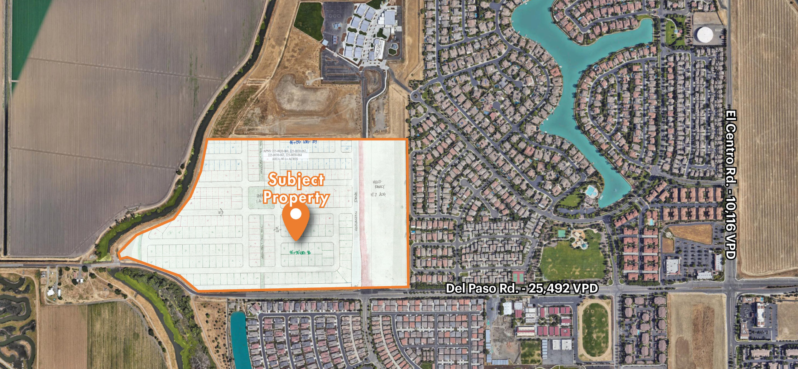 97 Acres of Undeveloped Land in North Natomas