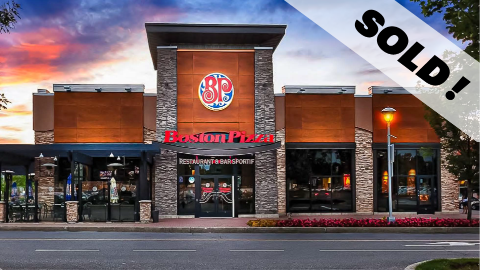 Boston Pizza Restaurant & Sports Bar Sold